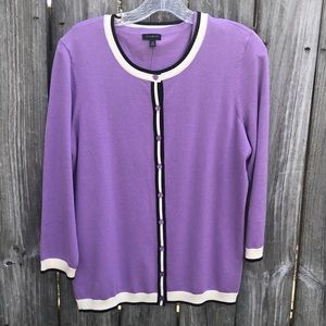 Talbots Cardigan and Matching Shelll